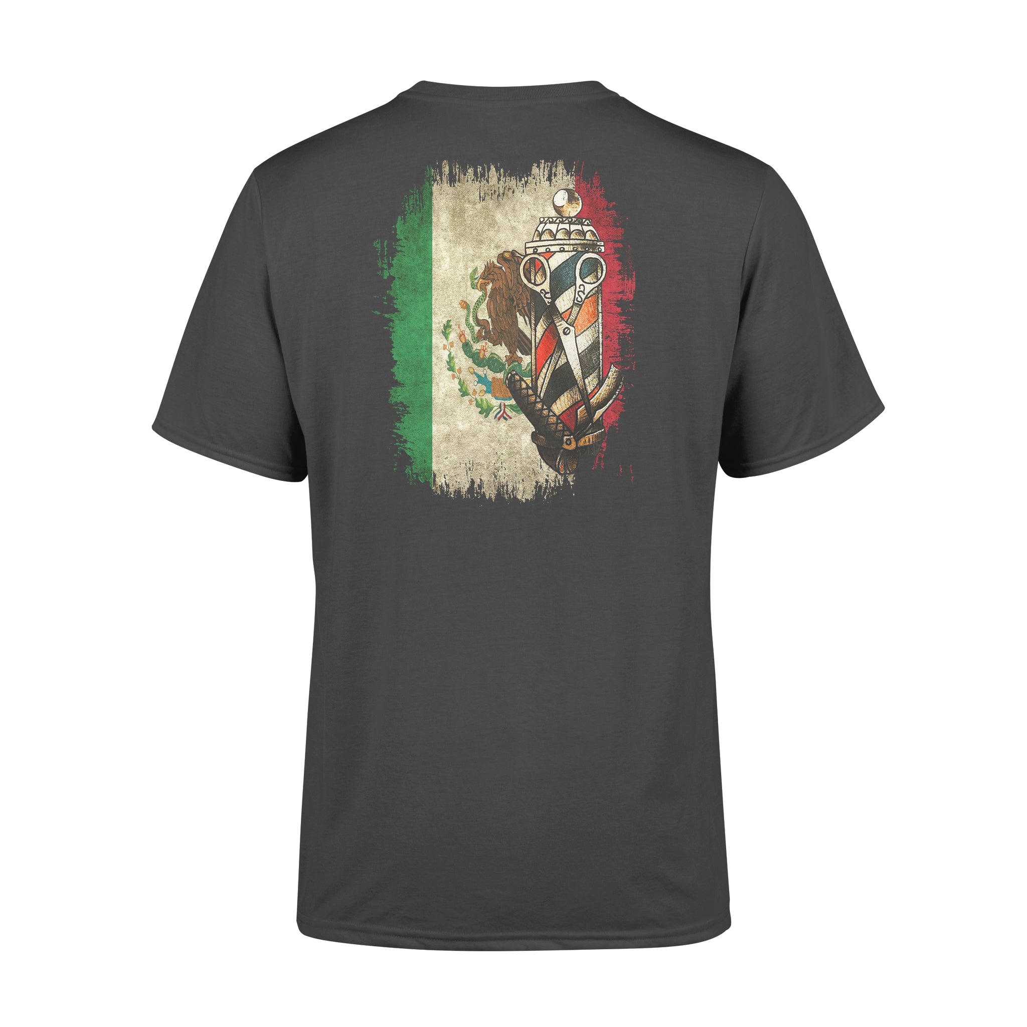 Barber Pole Mexican Flag Hanes Tagless Tee – Premium T-shirt