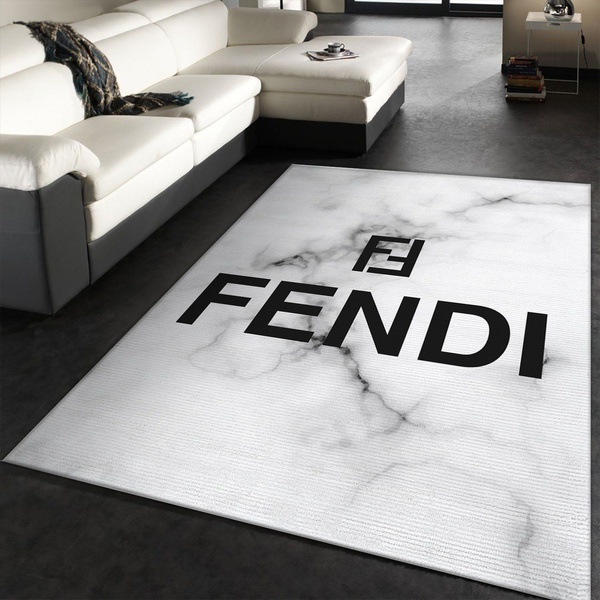 Fendi Rectangle Rug Living Room Rug Home Decor Floor Decor