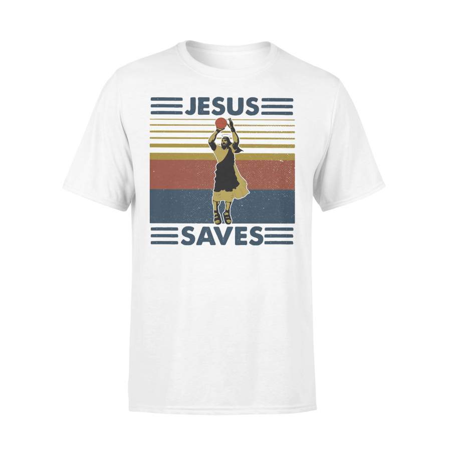 Jesus Save Basketball Vintage T-shirt
