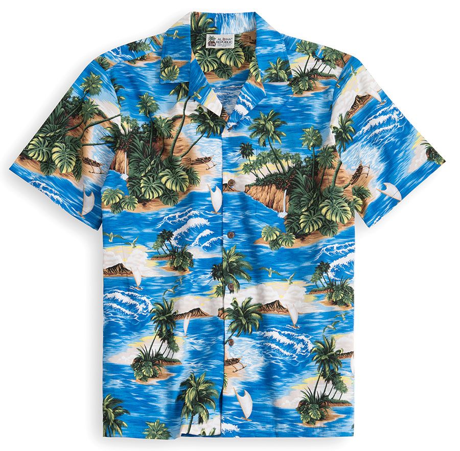 North Shore Blue Green Nice Design Hawaii Shirt Ha95627