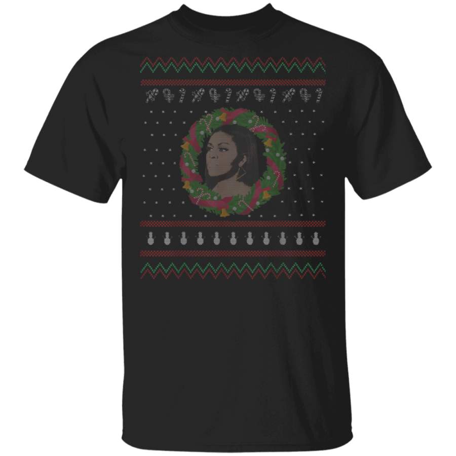 Beautiful Michelle Obama Merry Christmas TShirt