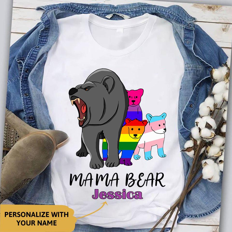 Personalized – Mama Bear Custom Tshirt