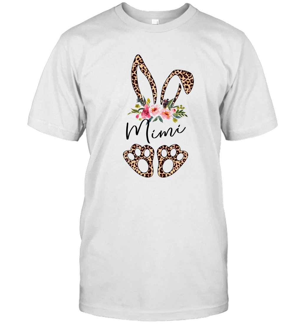 Mimi Rabbit Easter Day 2020 Leopard Pattern Printed Tshirt Hoodie Sweater