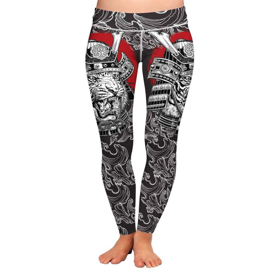 Warrior Tiger Yoga Leggings