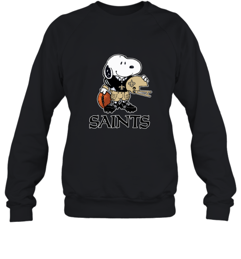 Snoopy A Strong And Proud New Orleans Saints Player 2D Sweatshirt