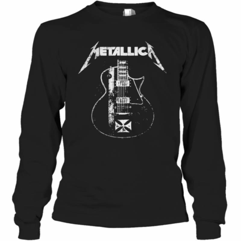 Guitar Metallica Band Long Sleeve T-Shirt – Rock Band Merch