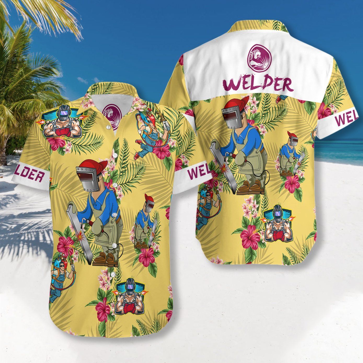 Welder Ez15 1508 Hawaiian Shirt