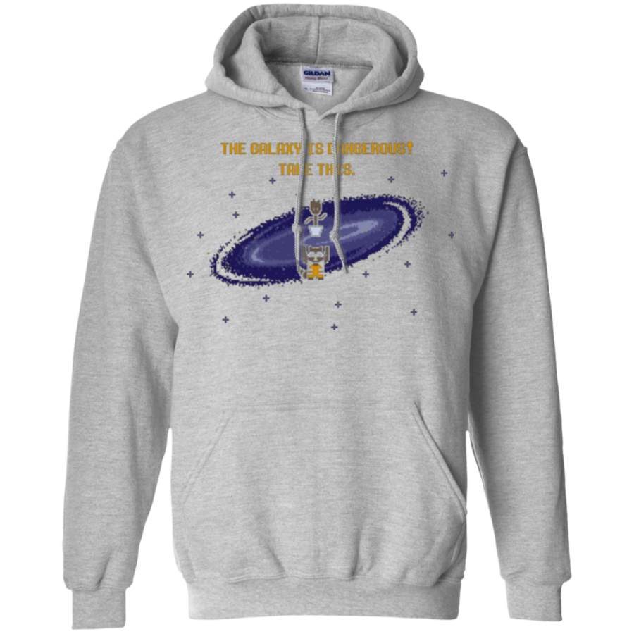 The Galaxy is Dangerous Pullover Hoodie