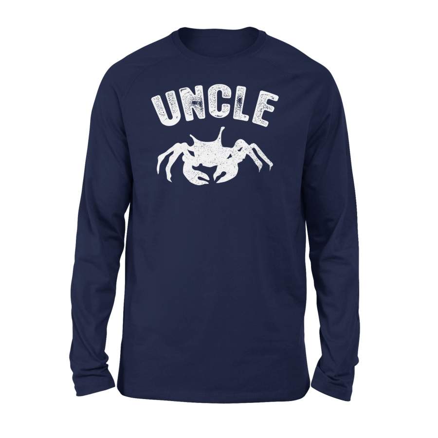 Crab Uncle  Vintage Gift For Uncle Premium Long Sleeve T-Shirt