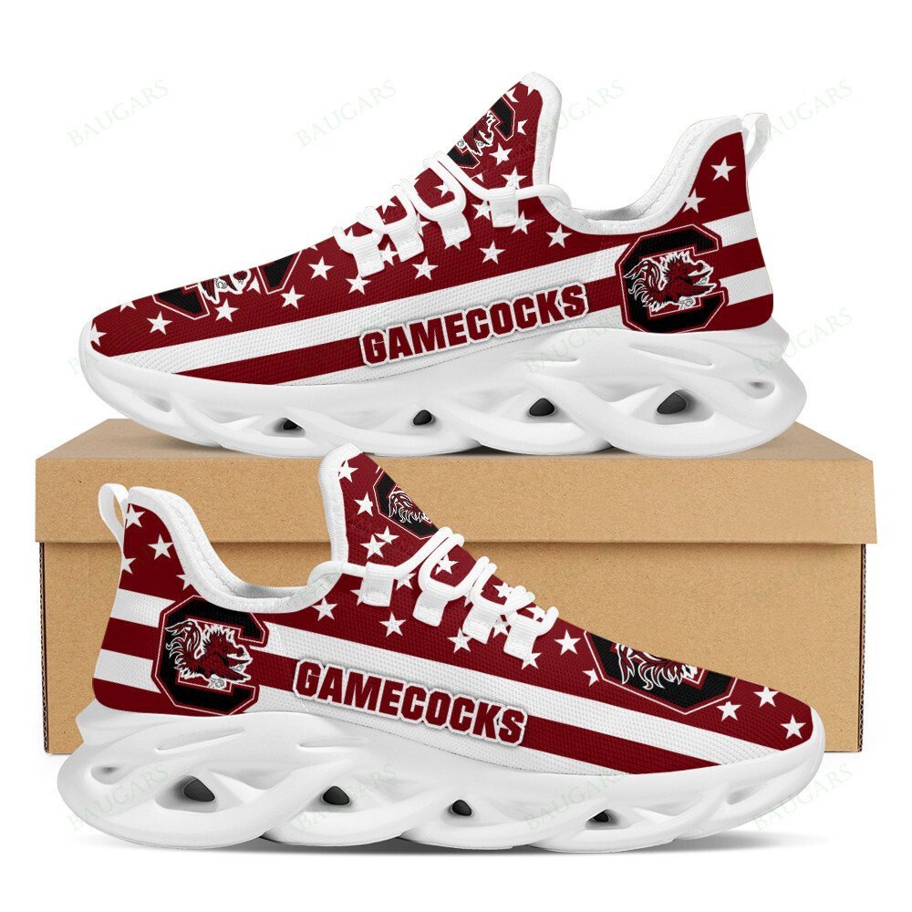 South Carolina Gamecocks Yezy Running Sneakers Art 6