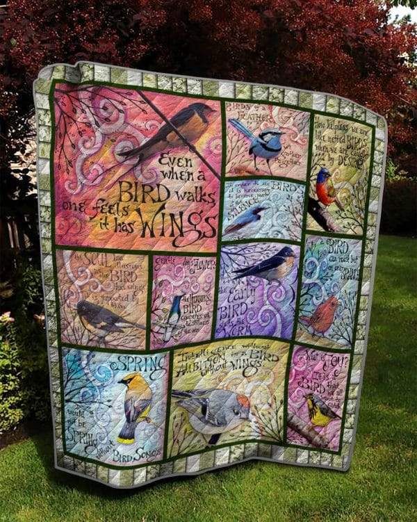 Bird:Spring Songs 3D Quilt Blanket HGM27