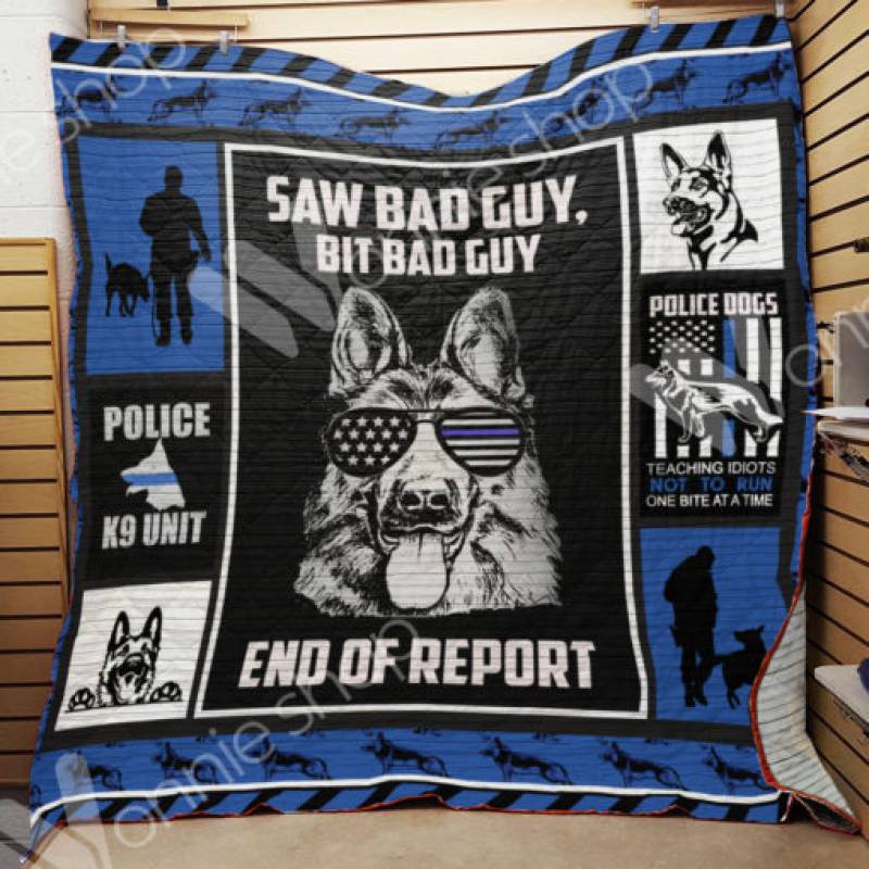 German Shepherd Dog Police Blanket AU0502 90O41