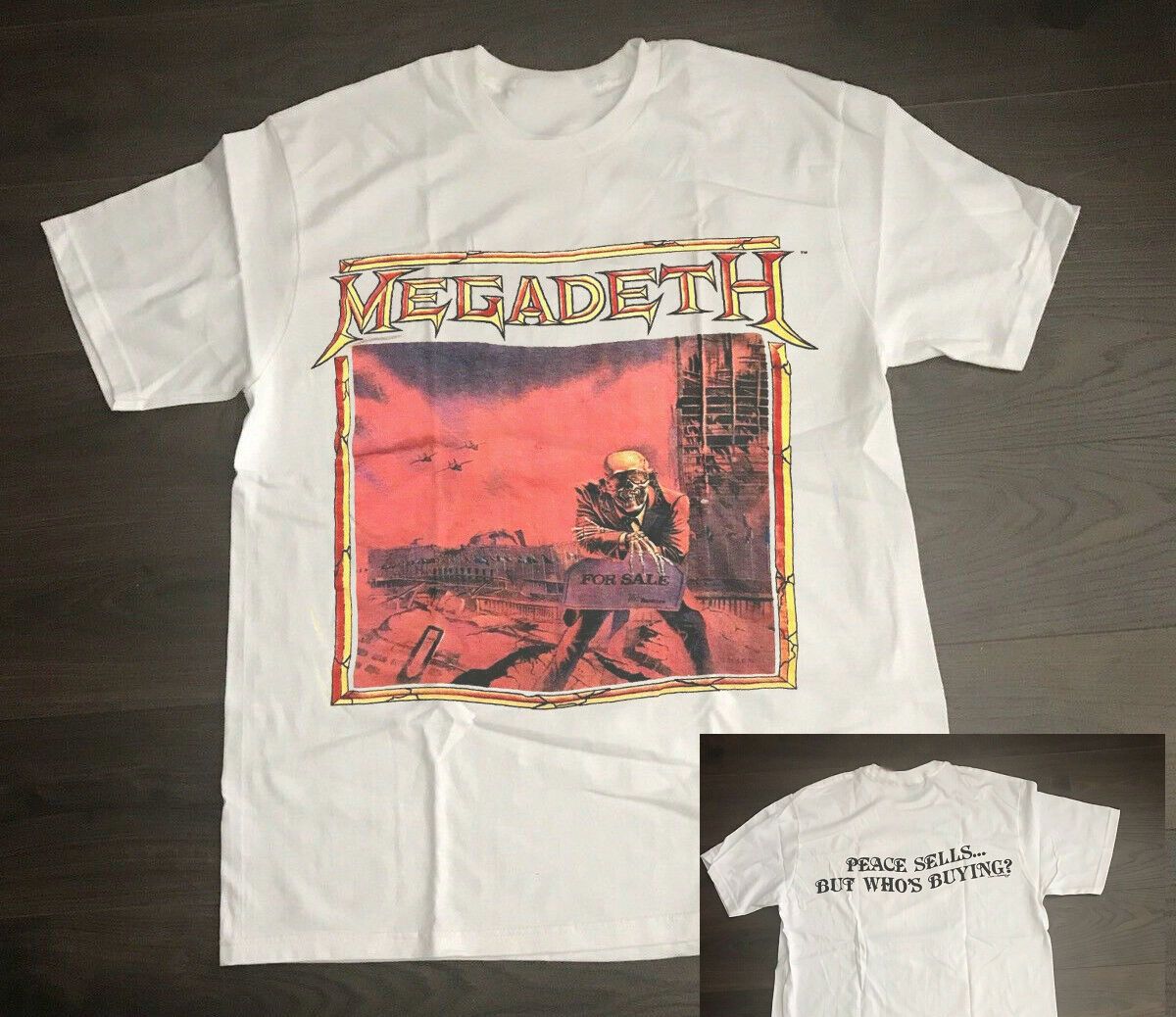 Vintage Megadeth Peace Sells 1986 Tshirt Reprint - Redditprint Store