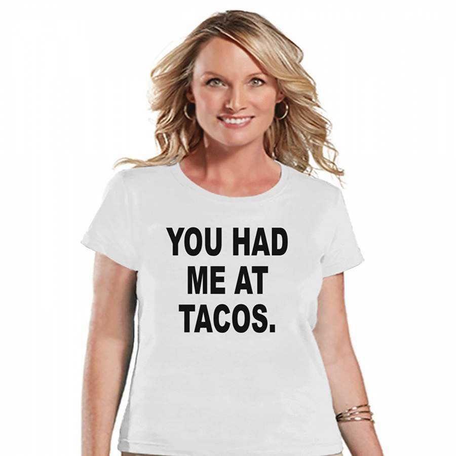 7 ate 9 Apparel Womens Tacos T-shirt