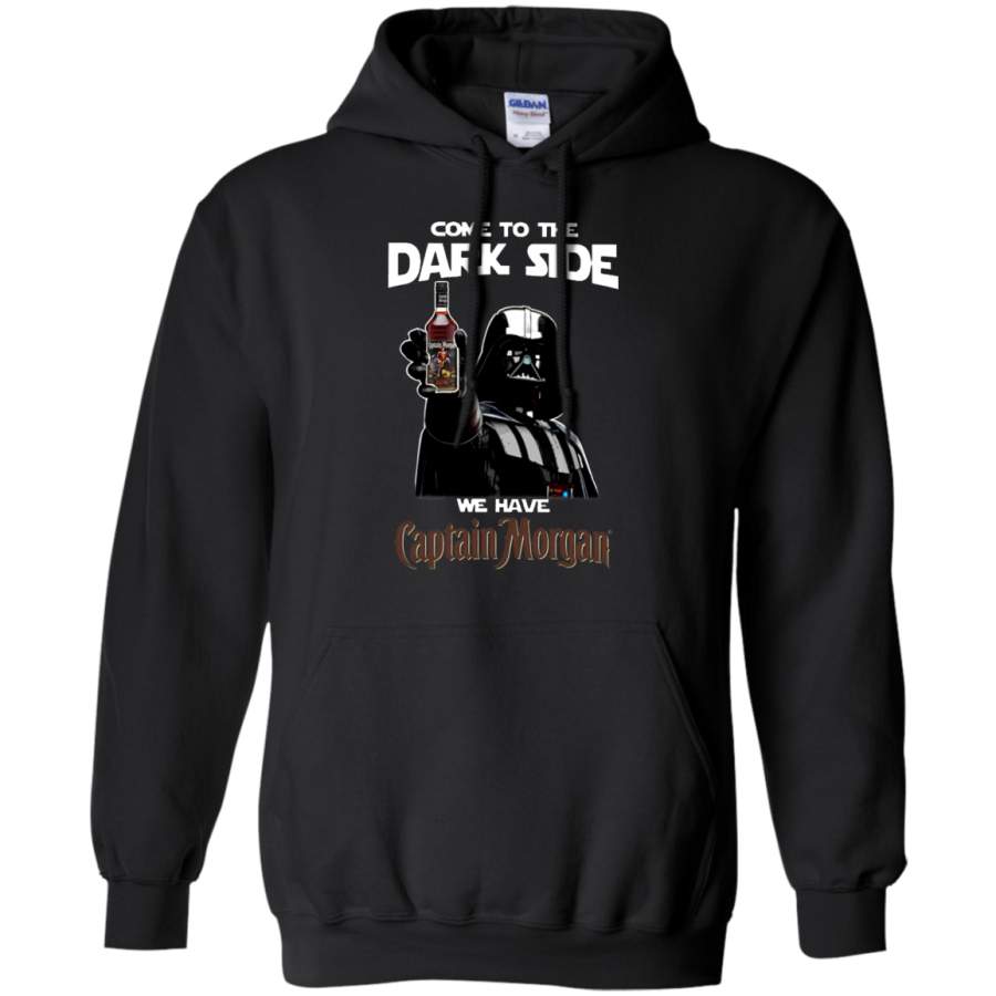 AGR Come To The Dark Side Captain Morgan Rum T Shirt Hoodie Sweater