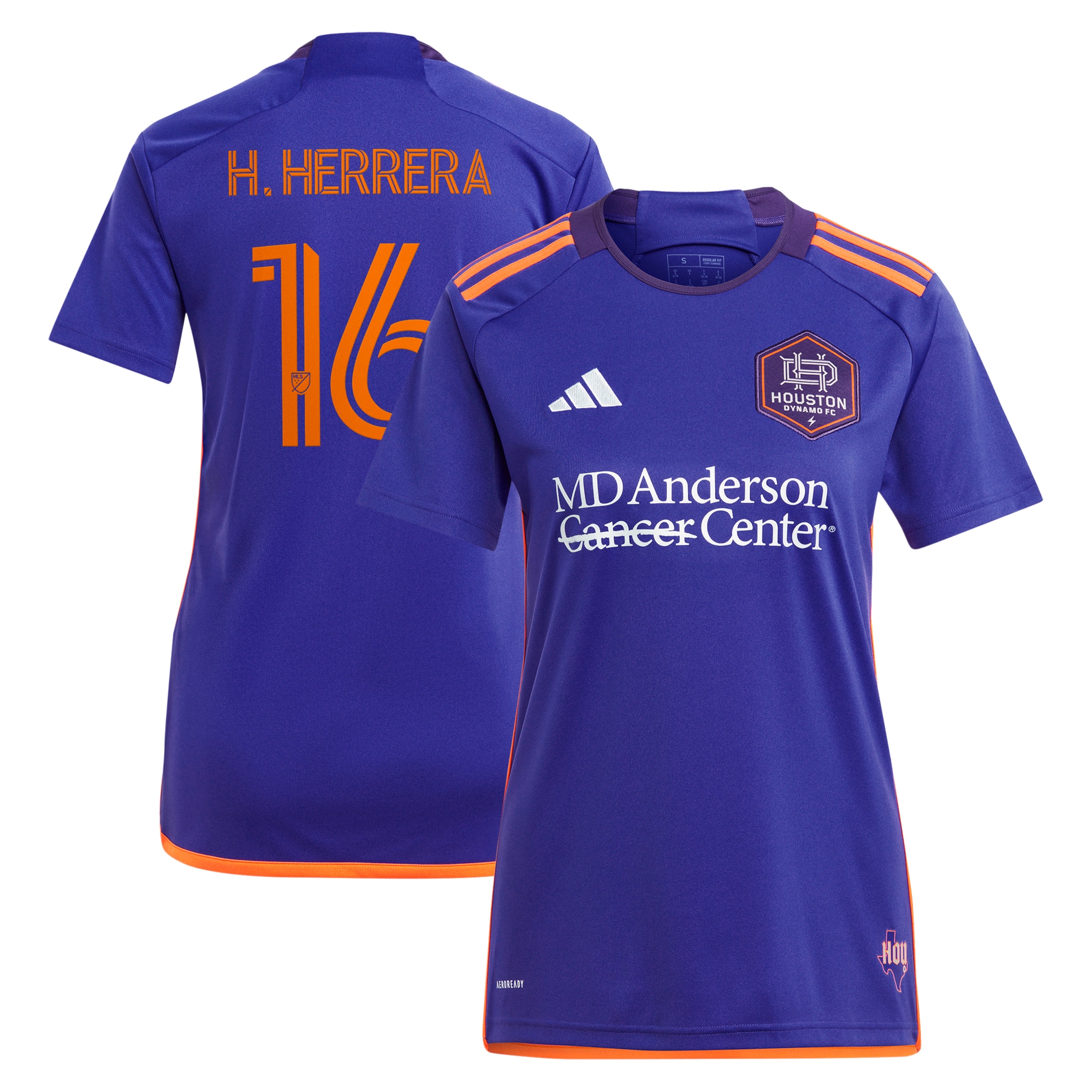 Héctor Herrera Houston Dynamo FC Women's 2024 Still Holdin' Replica Player Jersey  Purple