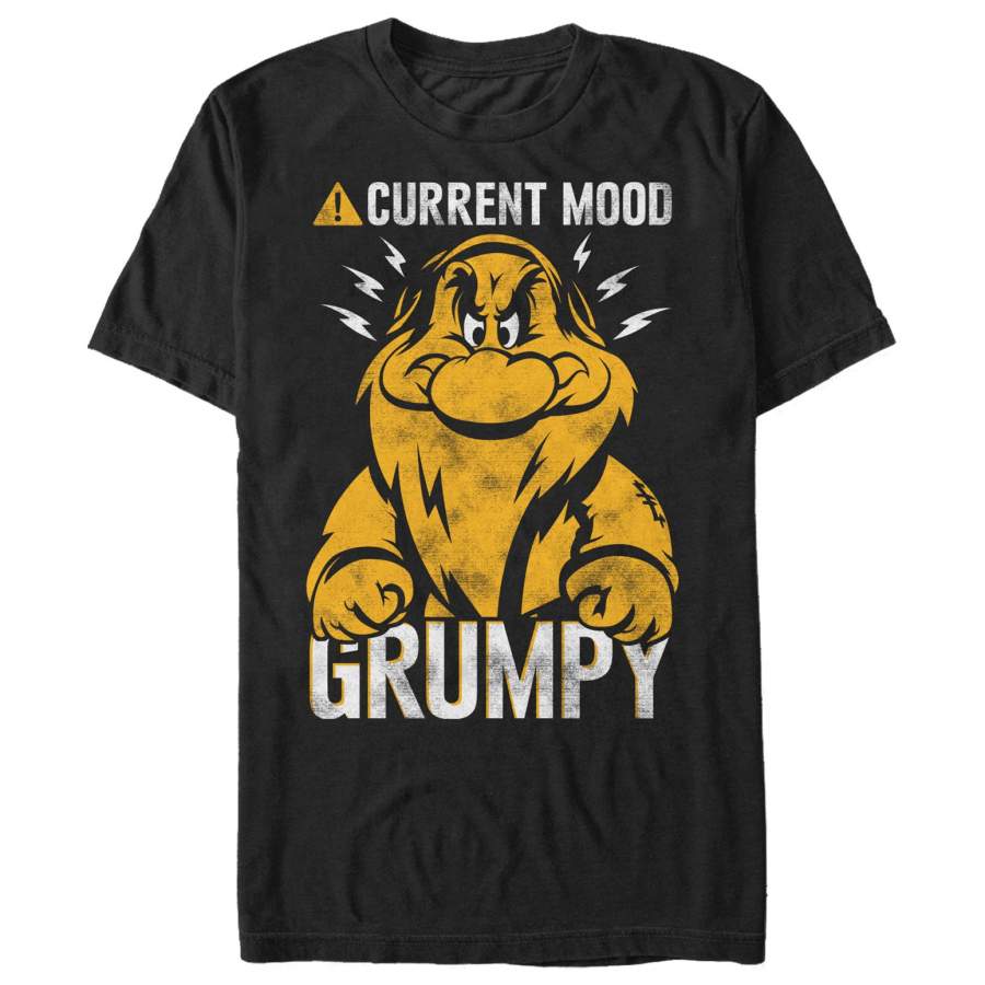 Snow White and the Seven Dwarves Men’s Grumpy Mood  T Shirt