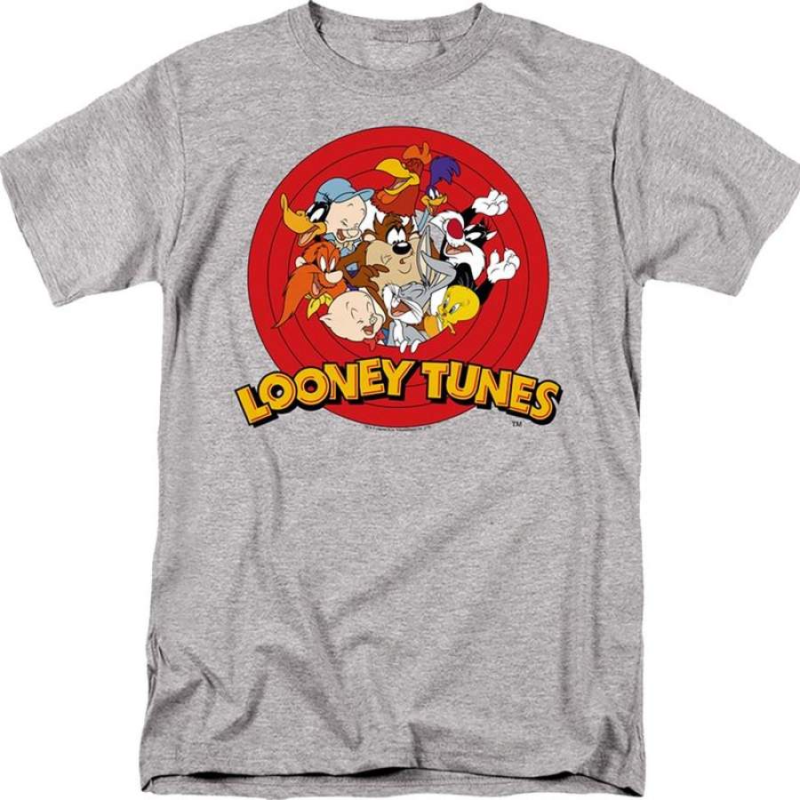 Cast And Logo Looney Tunes T-Shirt - EmprintsTOP