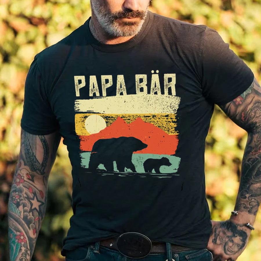 Men’S Papa Bear Shirt, Gift For Dad, Father Gifts, Father Gift Ideas, Gifts For Father’S Day, Father’S Day Gift