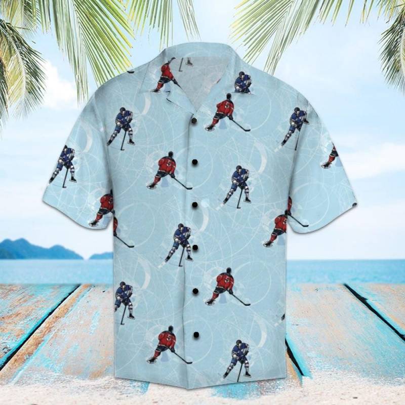 Artsyhomes Amazing Hockey Hawaiian Ha50245