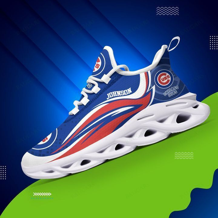 Chicago Cubs Yezy Running Sneakers Art 593