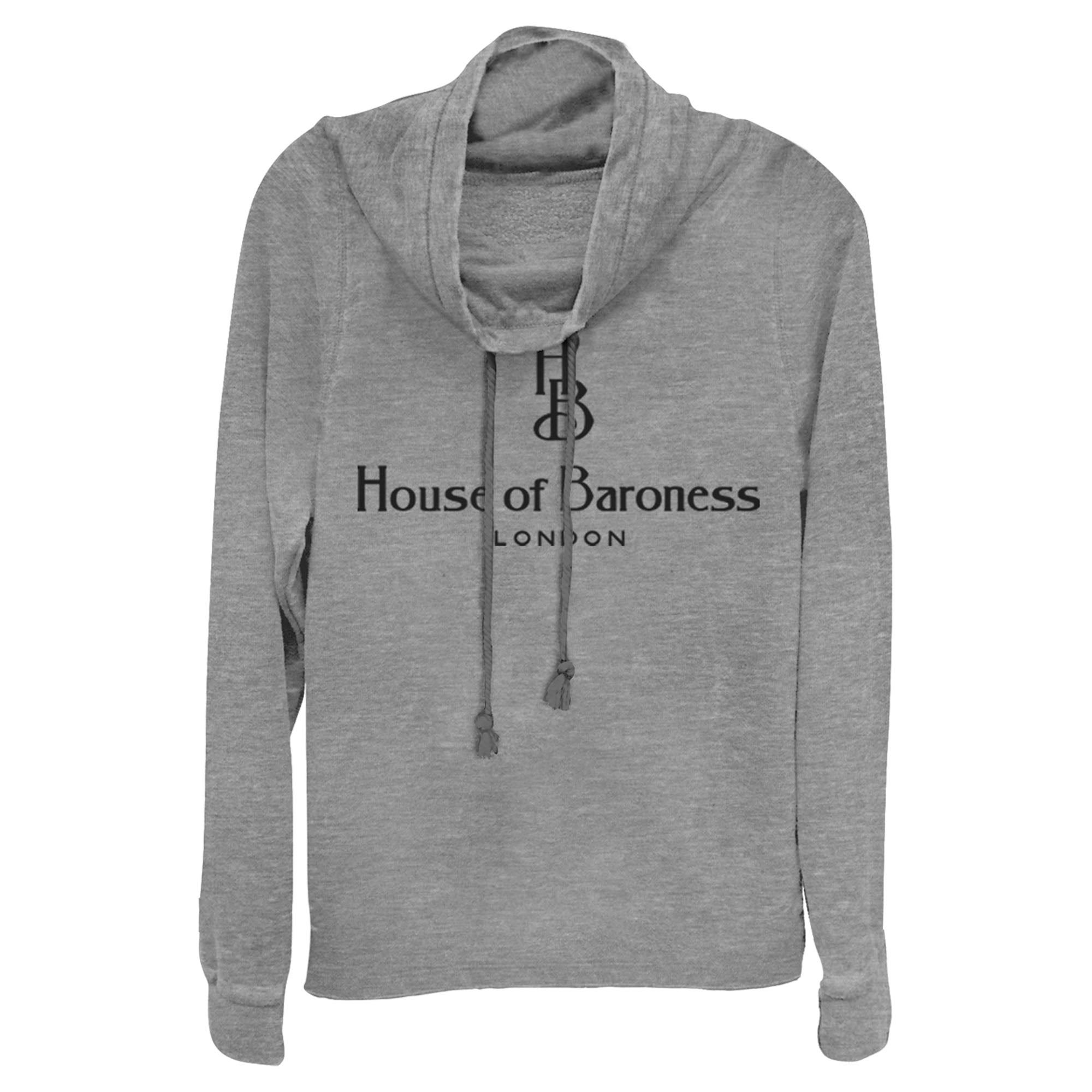 Cruella Junior’S House Of Baroness London Logo  Cowl Neck Sweatshirt