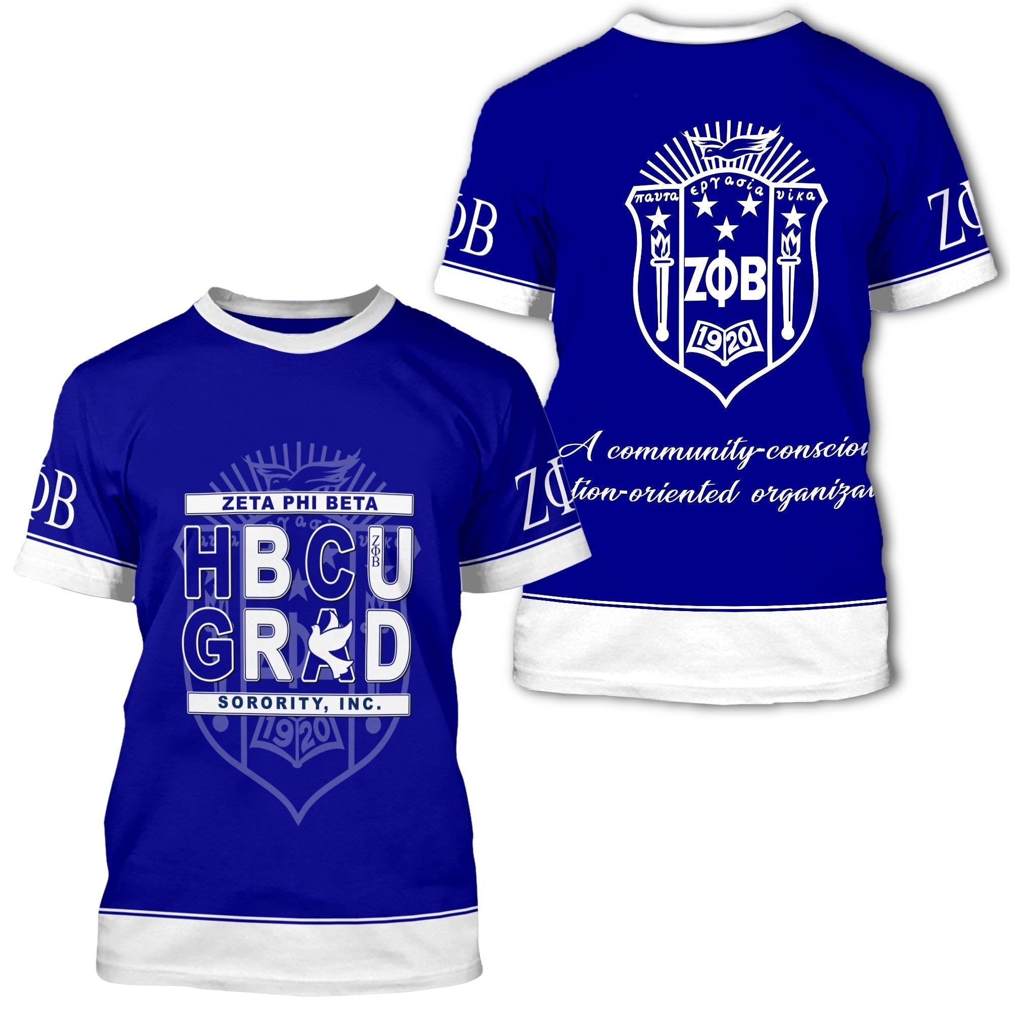 Sorority Tshirt – Zeta Phi Beta Tshirt Hbcu Style