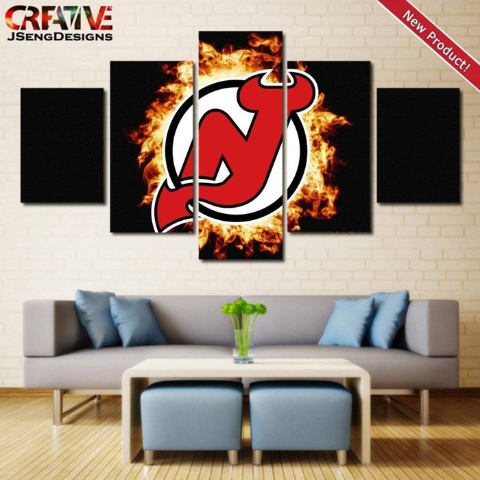 New Jersey Devils Wall Art Painting Poster Decor 3030