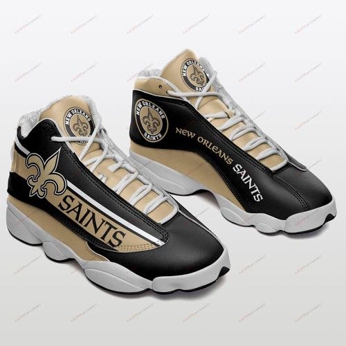 New Orleans Saints Air Jordan 13 Sneakers Sport Shoes Plus Size JD13 Sneakers Personalized Shoes Design