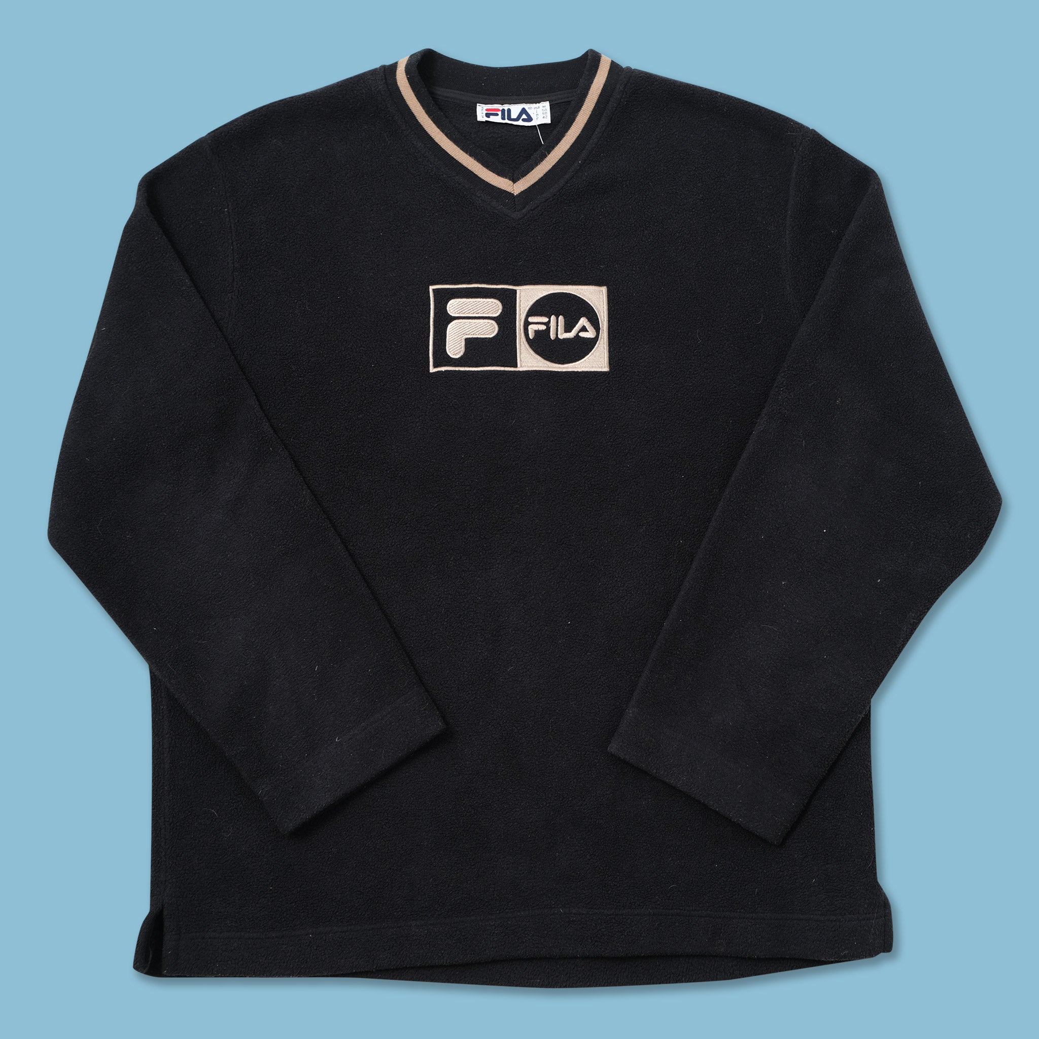 Vintage Fila V-Neck Fleece Medium