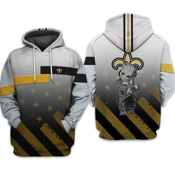 New Orleans Saints 3D Hoodie 08