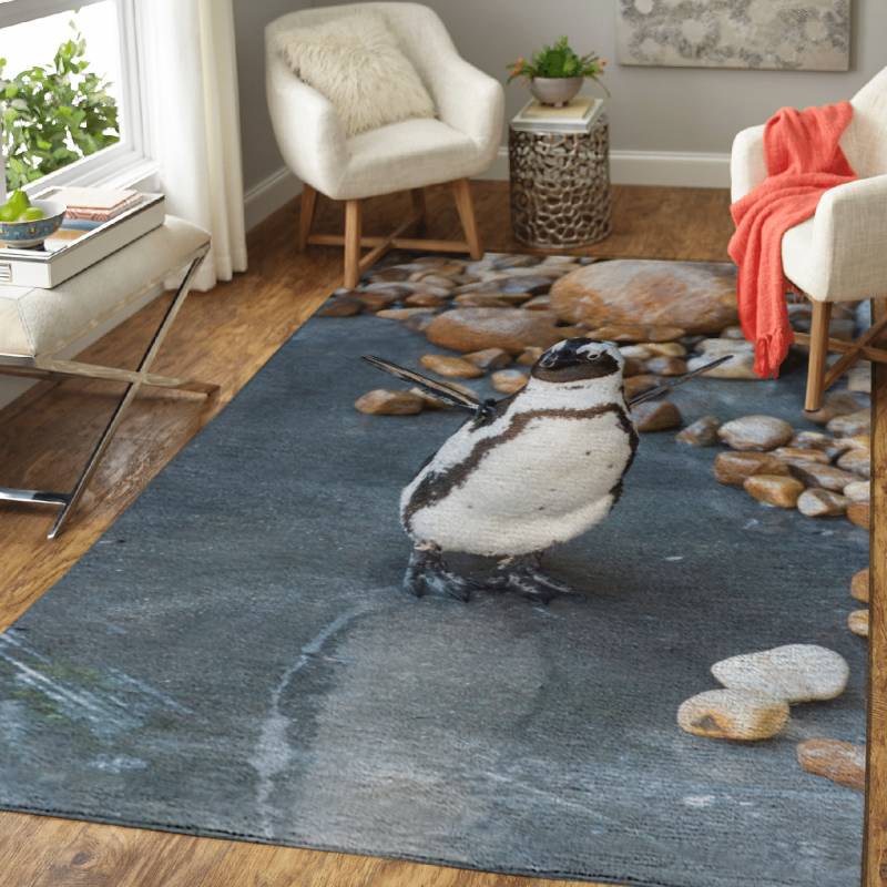 Cute penguin – Animals Area Rug Carpet