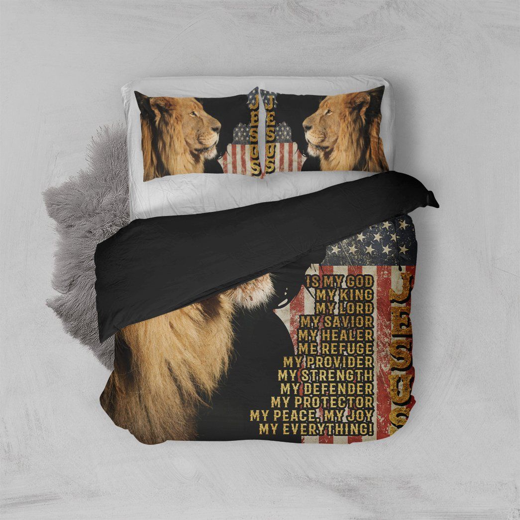 3D Jesus Is My Everything Custom Bedding Set