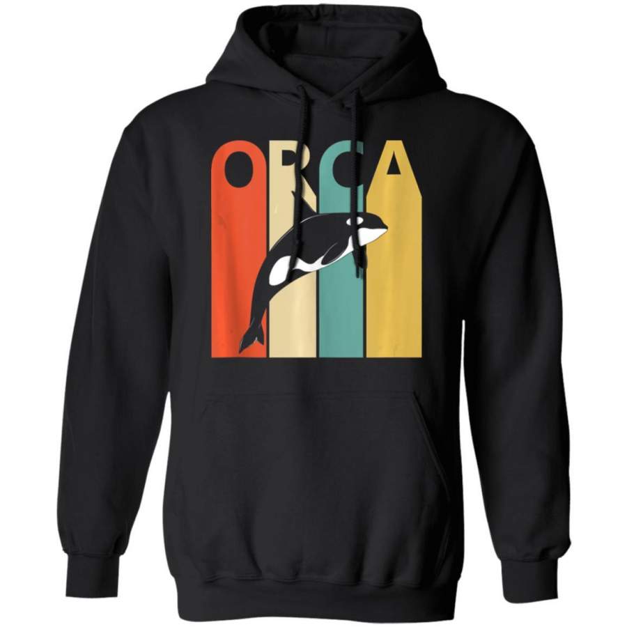 Vintage Spirit Animal  Whale Orca Hoodie