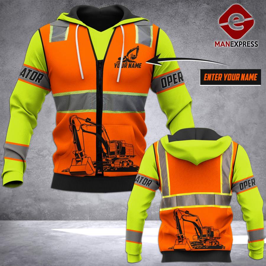 VH CUSTOMIZE EXCAVATOR HOODIE 3D ALL OVER PRINT 2310 PDT