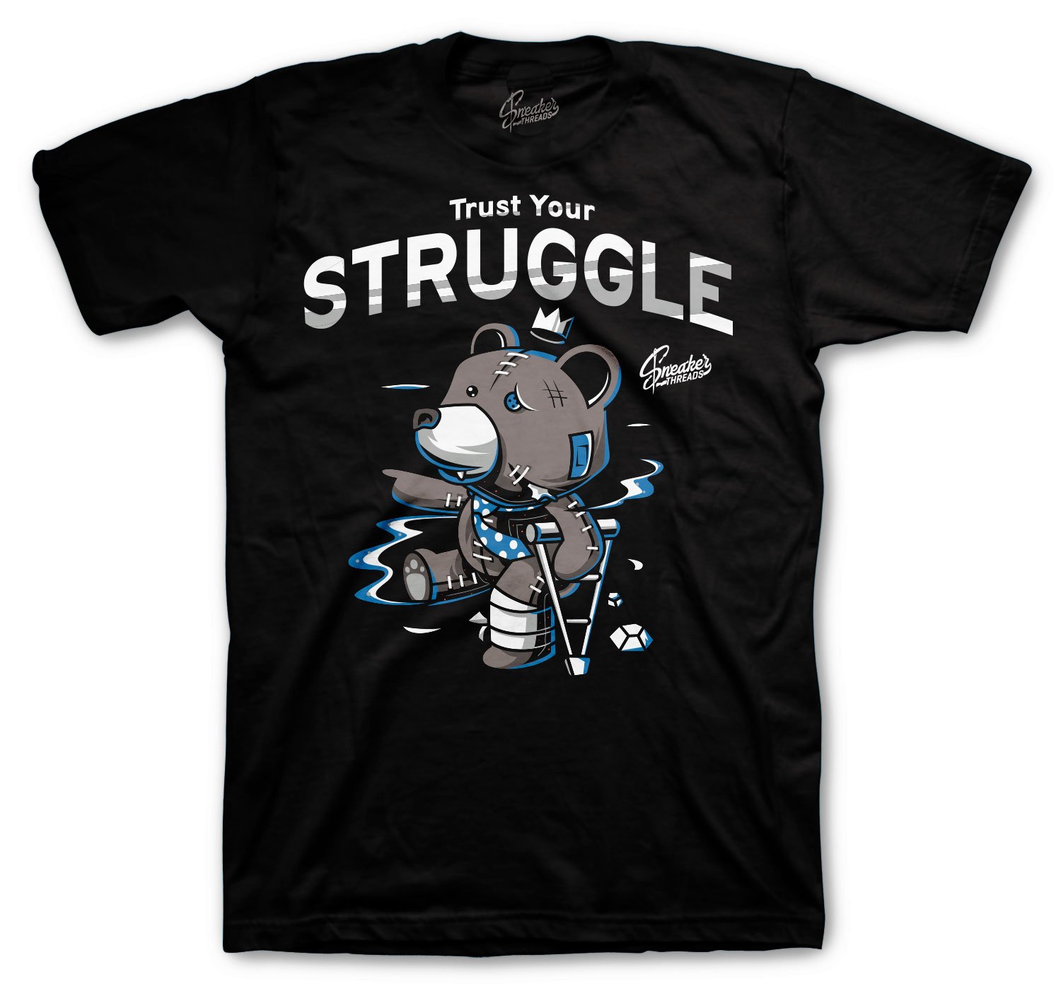 Yeezy 700 Bright Cyan Trust Your Struggle Shirt