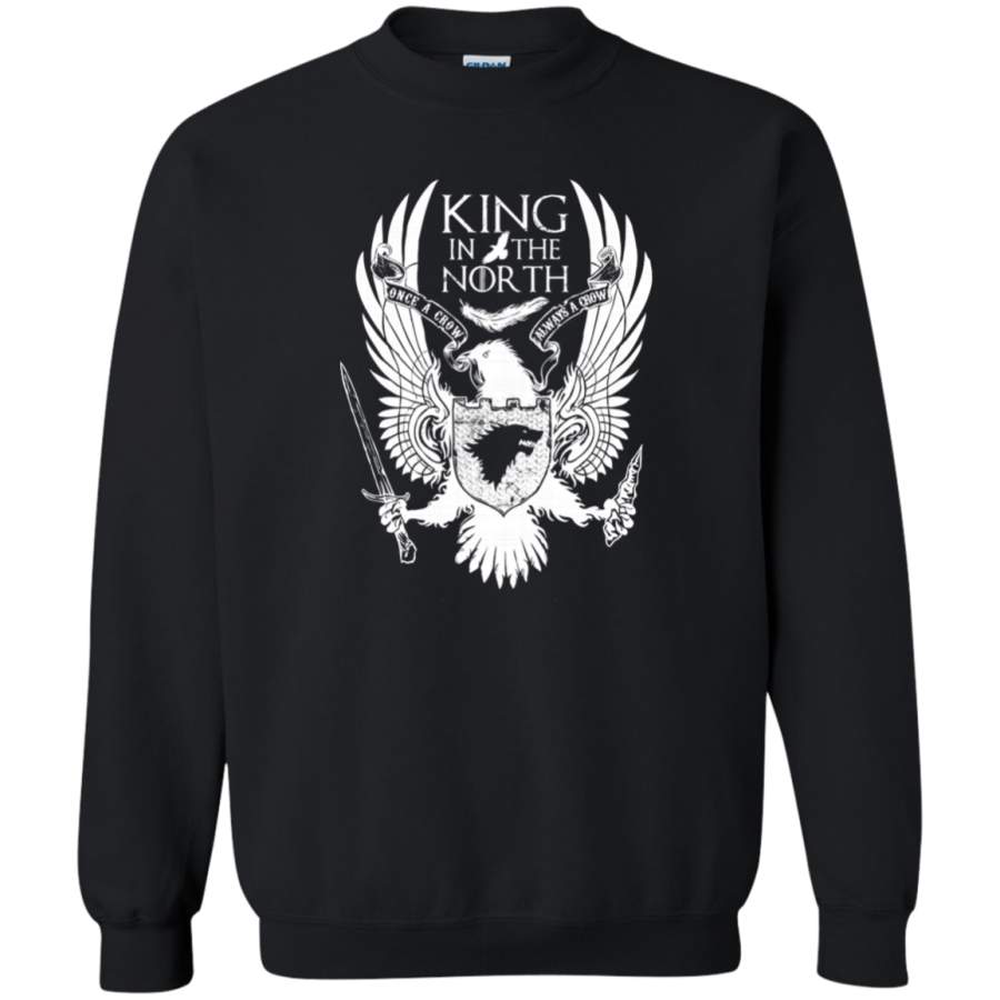 AGR KING IN THE NORTH Crewneck Pullover Sweatshirt