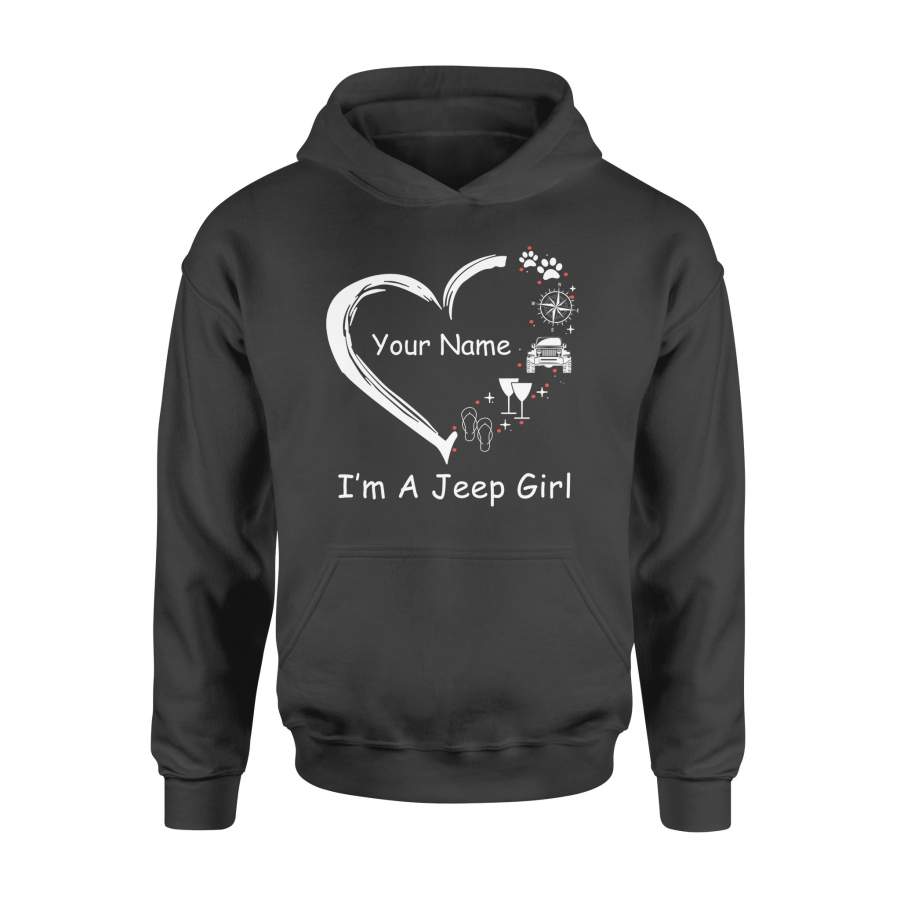 I’m a Jeep girl – personalized – Standard Hoodie