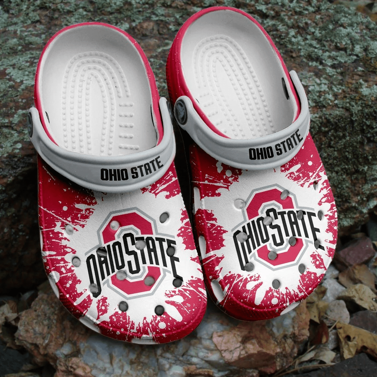 Ohio State NCAA Crocss Clogs Shoes Crocband Comfortable For Men Women