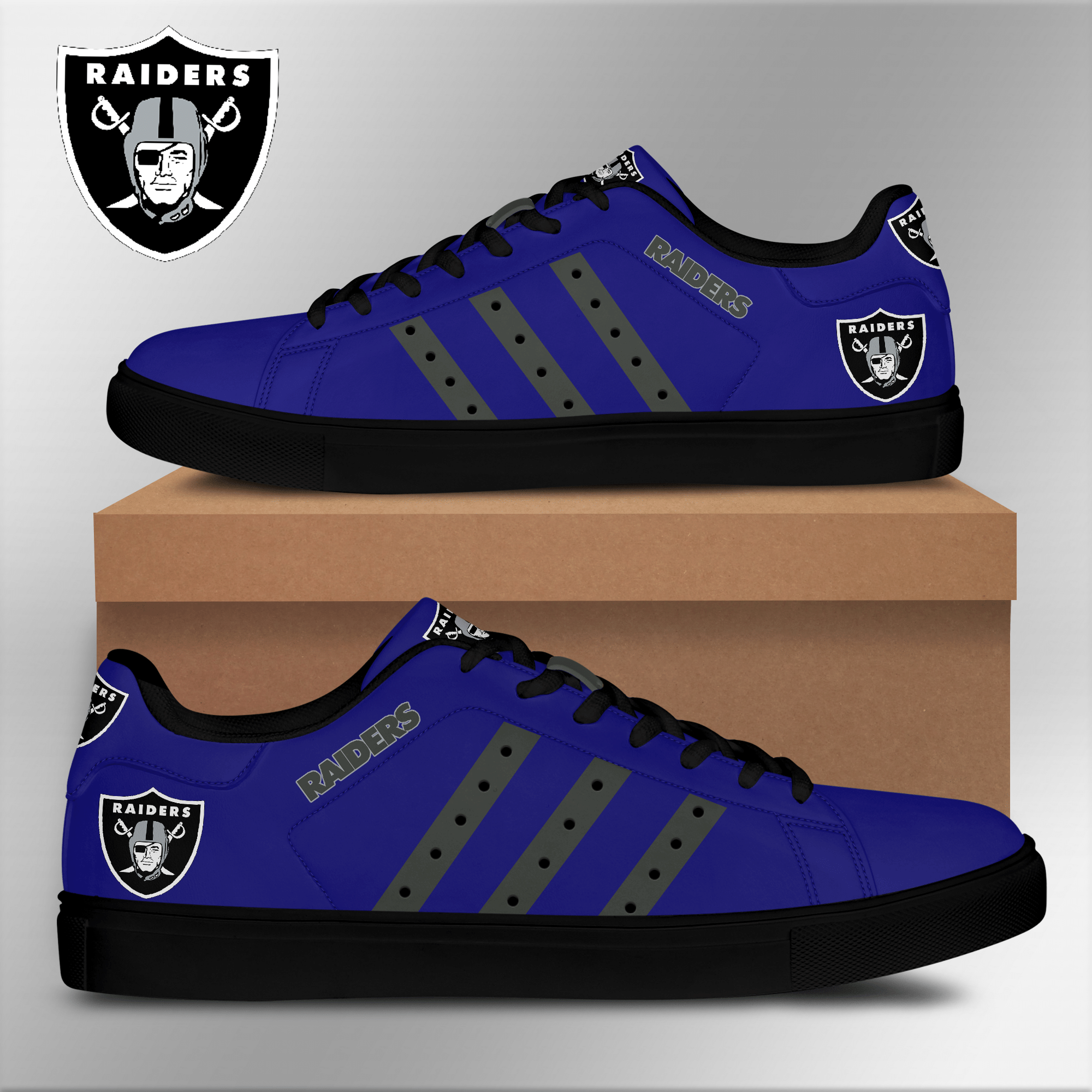 Raiders Low Top Shoes V7