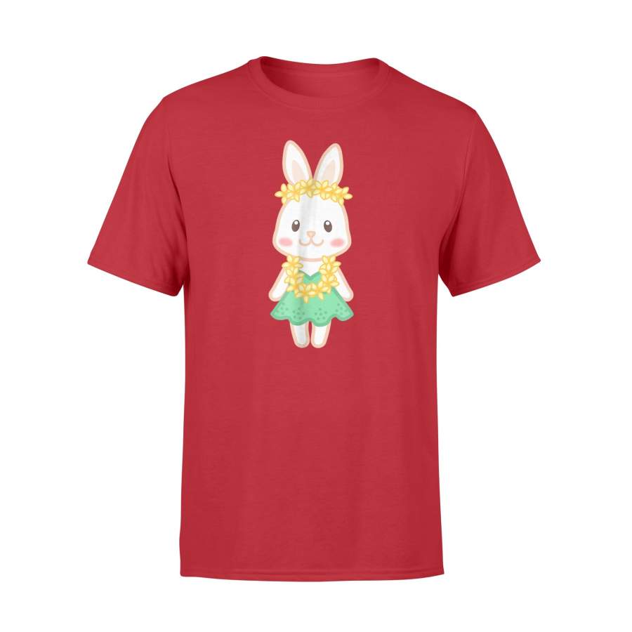 Cute Kawaii Hula Girl Bunny Rabbit In Hawaii T-Shirt