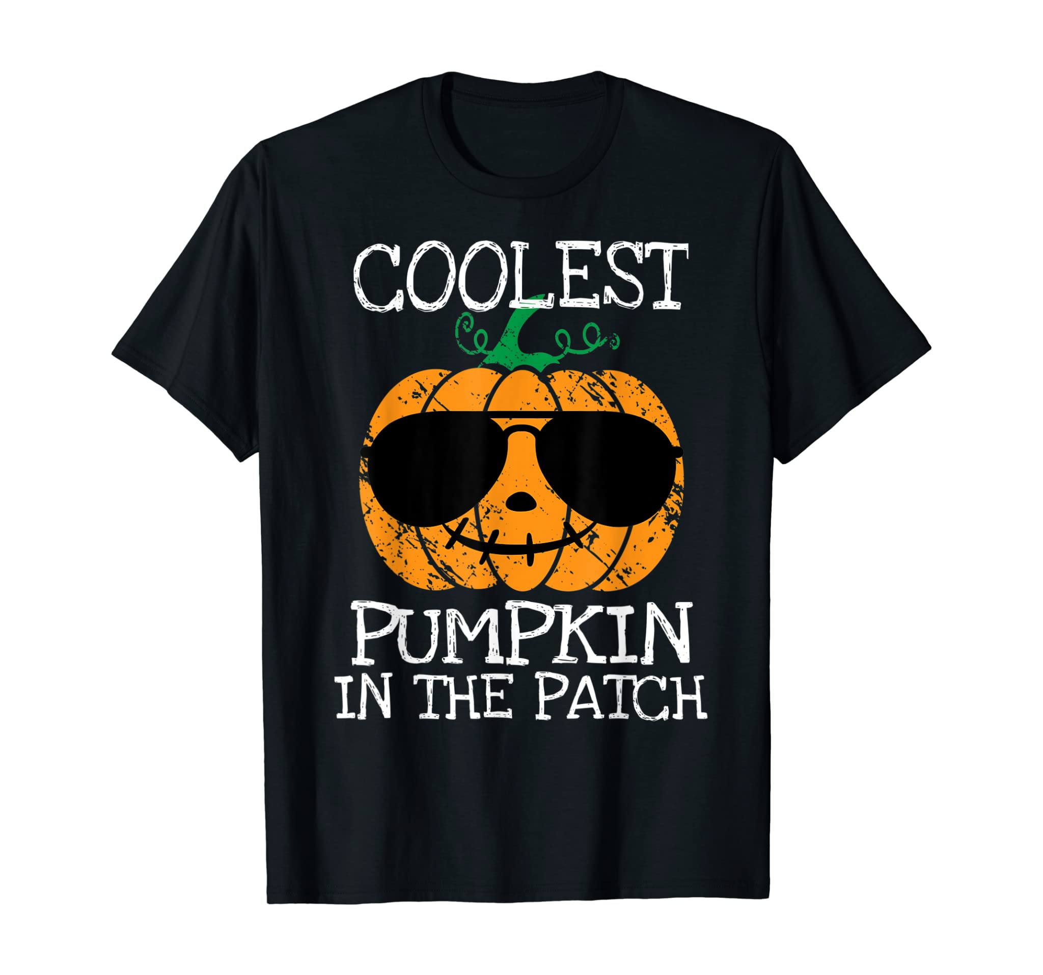 Coolest Pumpkin In The Patch Halloween Boys Girls Kids Gift T-Shirt