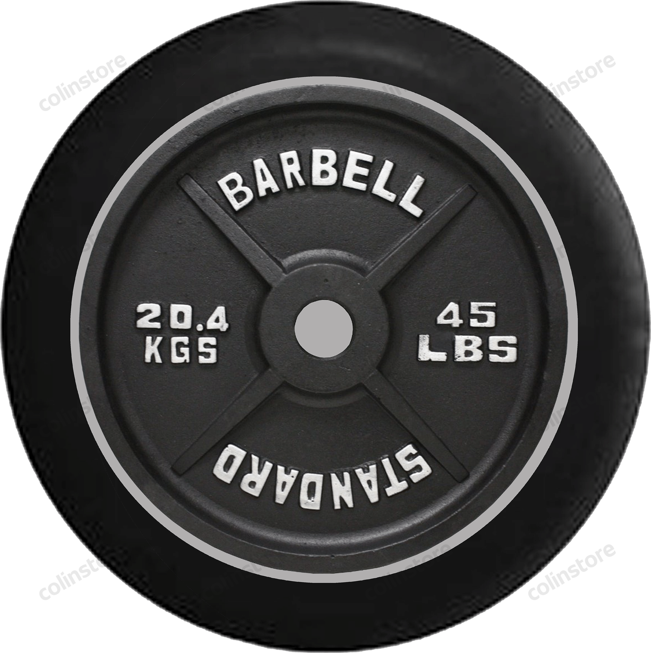 Barbell 45Lb Steel Plate Weightlifting Bodybuilding Gym Jeep Camper Spare Tire Cover 152