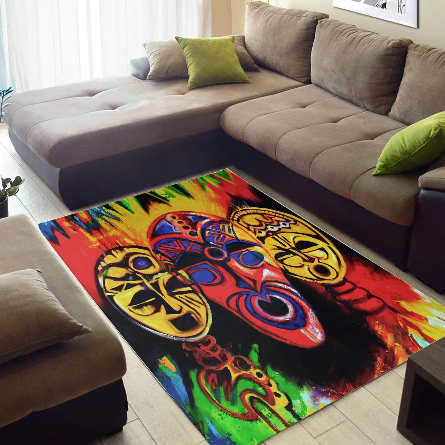 Trendy African American Rug Pretty African Themed African Girl African Carpet African Themed Home Decor WBG3857