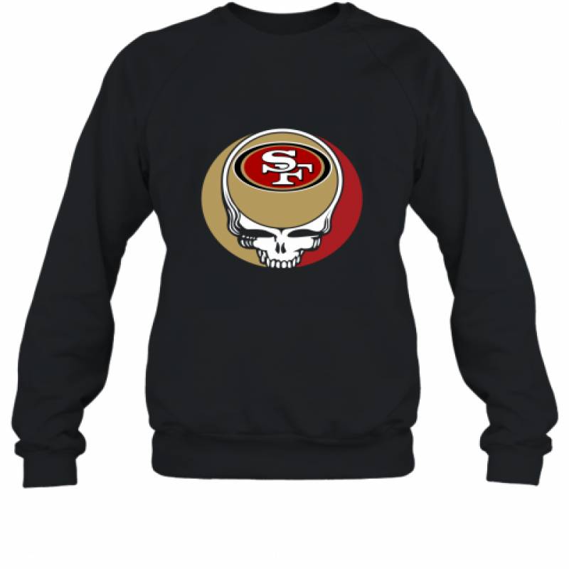 Halloween Skull Funny Football Team San Francisco 49ers shirt Sweatshirt