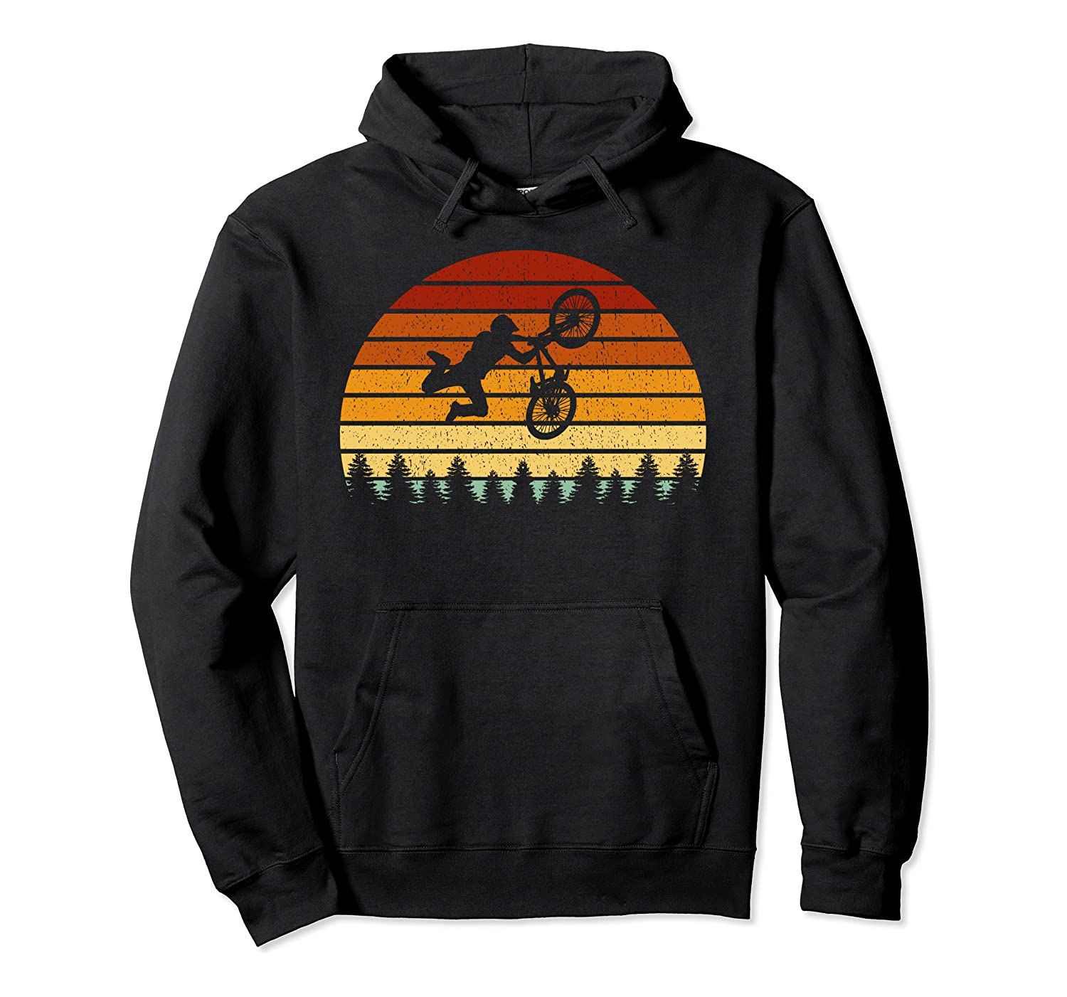 Vintage Sunset BMX Gift For BMX Riders Pullover Hoodie, T-Shirt, Sweatshirt