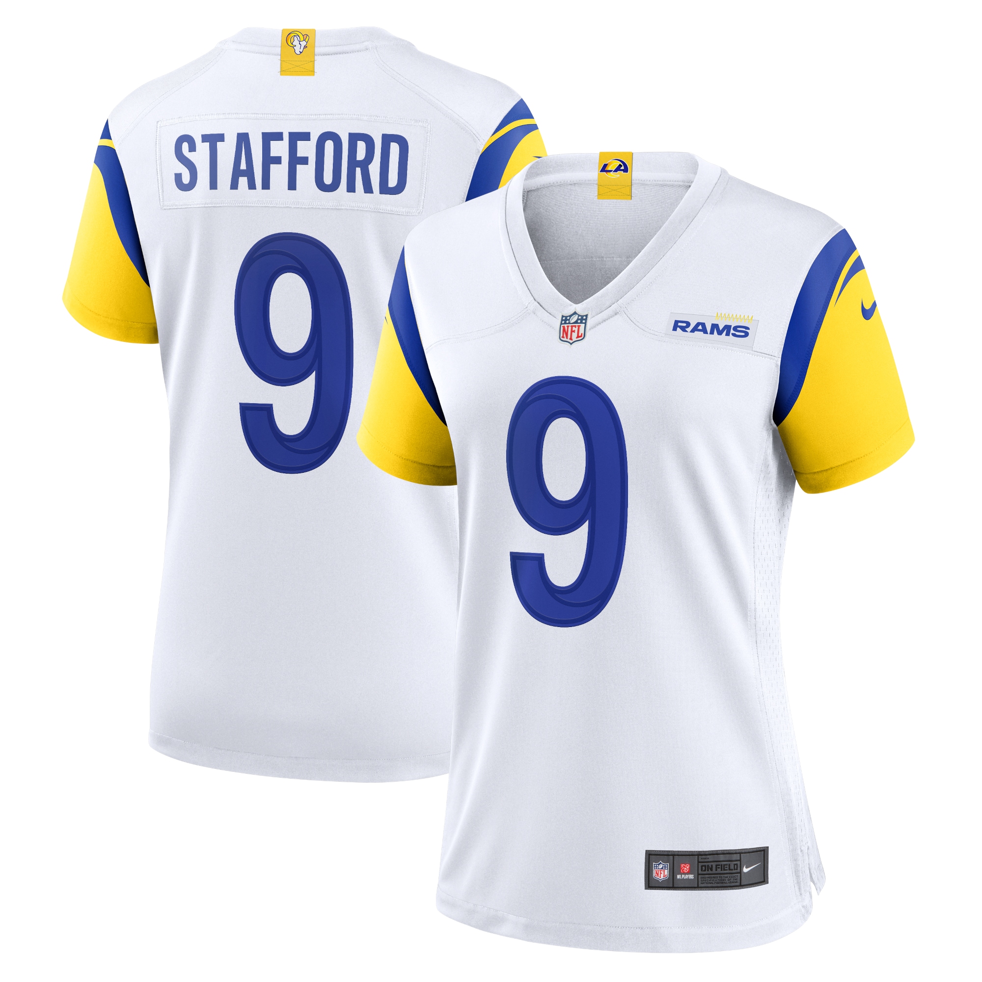 Women’s Los Angeles Rams Matthew Stafford White Player Jersey