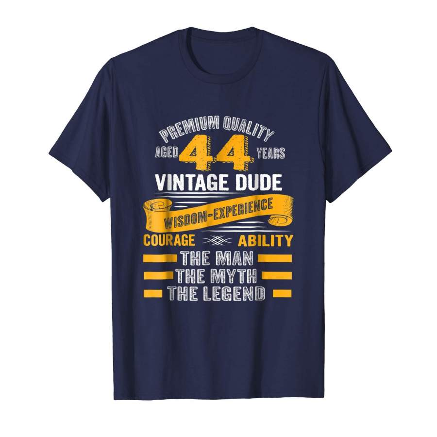 44th Birthday Gift Vintage 1974 Year T-Shirt Gift Men Women