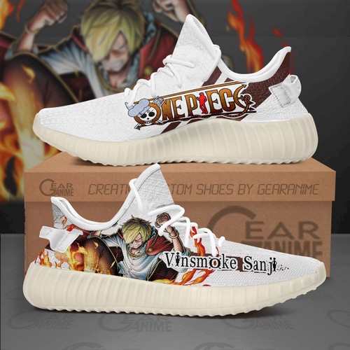 Best Vinsmoke Sanji Yeezy Shoes One Piece Custom Anime Sneakers Tt10 F