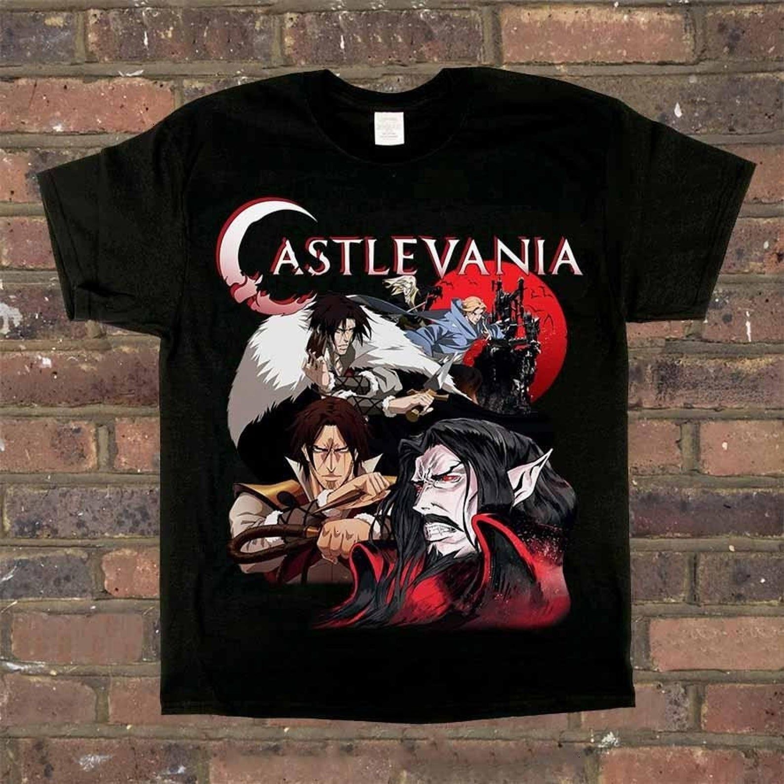 Castlevania Shirt Alucardsymphony Of The Night Netflix Anime Gamer